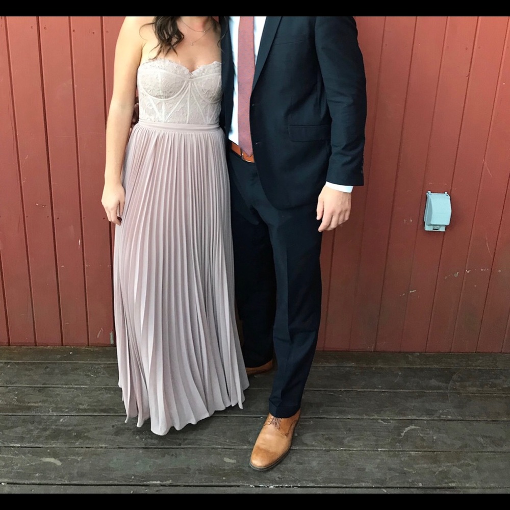 Strapless Bariano dress